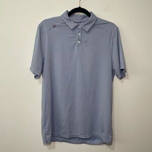 Rhone Men’s Blue Performance Polo Shirt Size M Short Sleeve Golf Activewear